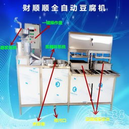 【安徽小型豆腐机财顺顺牌全自动豆腐机厂家直销双十二热卖】-